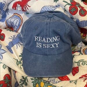 Blue 'Reading is Sexy' Cap